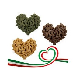 Hunde-Nudeln - Rigatoni - [Lachs & Meeresalgen - 1 x 125g]
