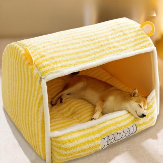 Hundehütte Herbst und Winter Haustier Warme Matte Hundebett Universal Hundematte für alle Jahreszeiten Kleine und mittelgroße