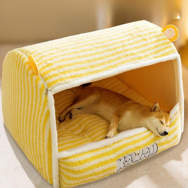 Hundehütte Herbst und Winter Haustier Warme Matte Hundebett Universal Hundematte für alle Jahreszeiten Kleine und mittelgroße