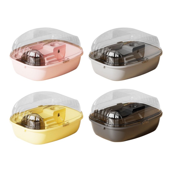 Großer Hamsterkäfig mit zu öffnender Oberseite, Lebensraum für Meerschweinchen, Kleintiere, Hasen graue