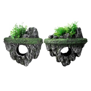 Aquarium Dekor Aquarium Dekorationen für Micro Landschaft Aquarium Verstecken M