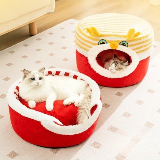 Geschlossenes Katzennest, Katzennest, Neujahrstanz, Drachenhocker, Nest, Herbst- und Winterwarmes Hundenest, Jurte, winddicht