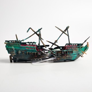Aquarium Landschaft Piratenschiff Wrack Schiff Dekor Harz Boot Ornament