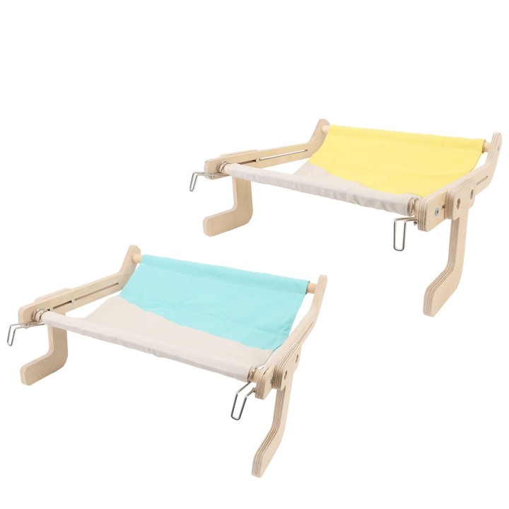 Katze Fenster Barsch Holz Hängen Fenster Katze Hängematte Stabilen Rahmen Katze Schlafen Bett Sitz Regale für Wi Grey Blue