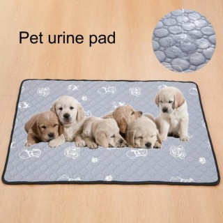 Professionelle Anti-Rutsch-Unterseite Auslaufsichere Hundeurinunterlage Pee Training Bettmatte Haustierbedarf XS grau