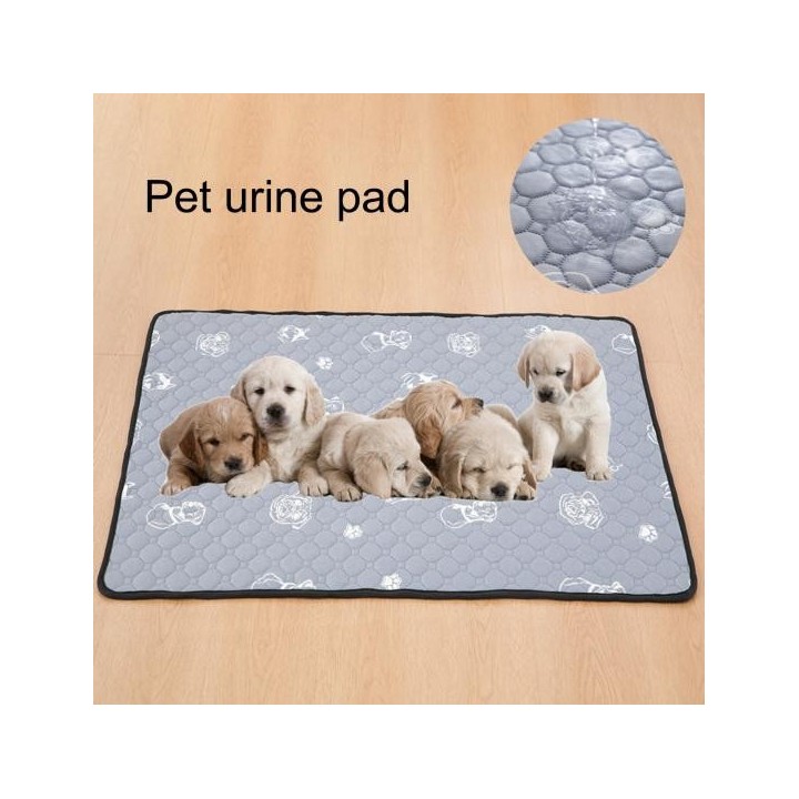 Professionelle Anti-Rutsch-Unterseite Auslaufsichere Hundeurinunterlage Pee Training Bettmatte Haustierbedarf XS grau