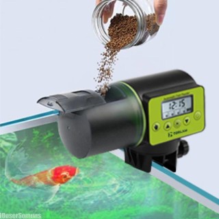 Feeder Feuchtigkeit-Beweis Automatische Fisch Feeder Aquarium Tank Elektrische Timer Feeder Fischfutter Dispenser Werkzeug Au