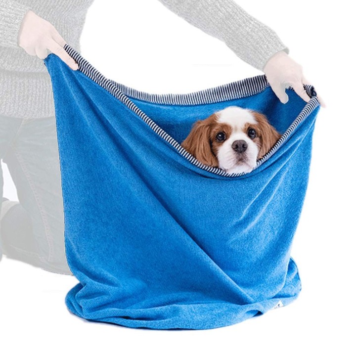 KAINU Pet Super Absorbent Bulbul Drawstring Jump Super Quick Body Shampoo Handtuch, Handtuch, Schutz, Typ, Beutelartig, Hund,