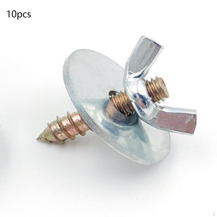 10 stück Vogel Sitzstangen Montage Schrauben Mutter Kits Käfig Metall M5 * 30 Sitzstange Befestigung with 1 Washer