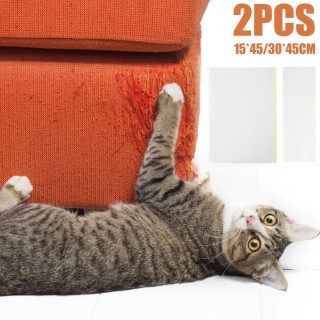 2 Stück Katzenkratzbrett Sofaschaber Abschreckungsband Katzencouch Möbelschutz Selbstklebende Katzenkratzunterlage Schutzabde
