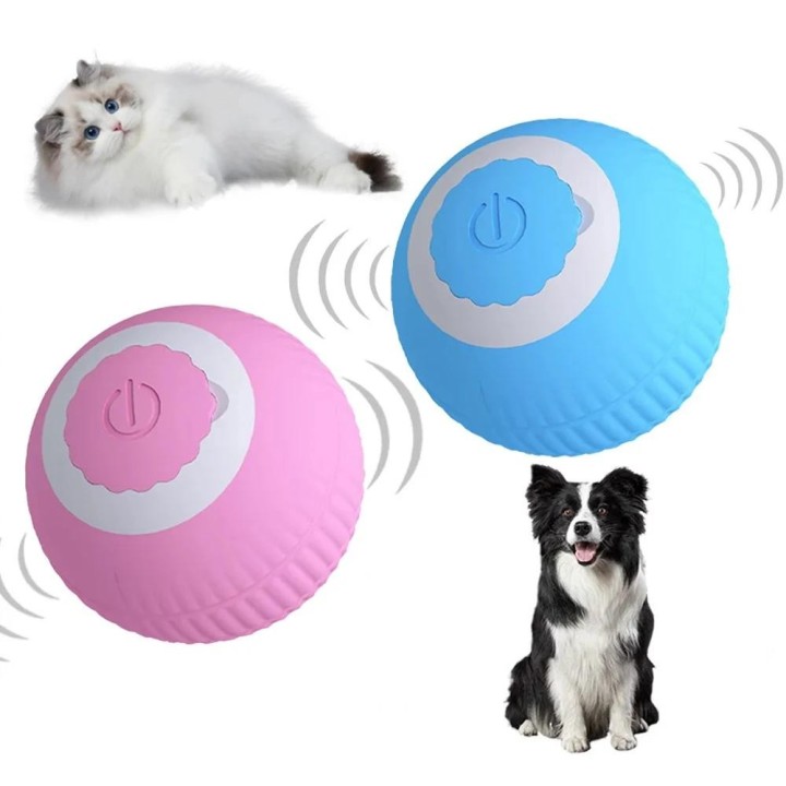 1/2 stücke Interaktiver Katzenball Intelligentes Katzenspielzeug Elektronisches interaktives Hundespielzeug Automatischer rol