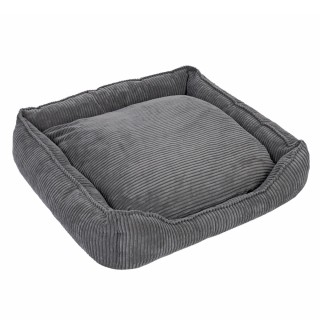 Modern Living Hundebett Helena - L 85 x B 80 x H 22 cm, grau