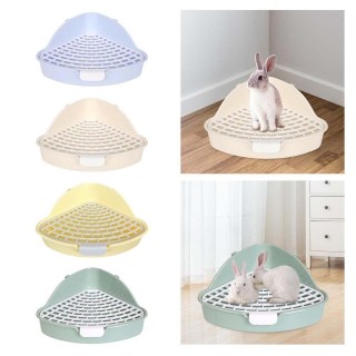 Kaninchentoilette, Töpfchentrainer, Einstreubox, Haustiertoiletten, Pinkelwanne, Haustiertoilette für Kleintiere, Frettchen,