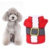 Polyester Santa Weihnachtsmann Muster weiche bequeme Haustier Kleidung Festival Kleidung Bekleidung Supp XS