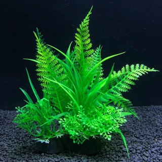 Simulation Künstliche Pflanzen Aquarium Dekor Wasser Unkraut Ornament Pflanze Aquarium Aquarium Gras 14 cm Dekoration A