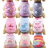12 Farben Cartoon Welpenweste Warme Hundekleidung Chihuahua Französische Bulldogge Hundemantel für kleine Hundeweste XXS bunt