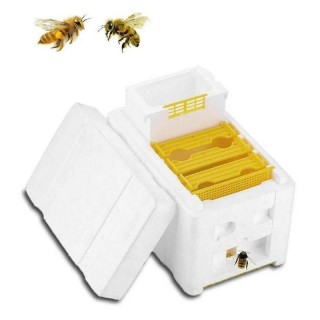 Bienenzucht King Box Bienenzucht Bestäubung Box Schaum Rahmen Bienenzucht Ausrüstung Kit Ernte Bee Hive Box Für Garten