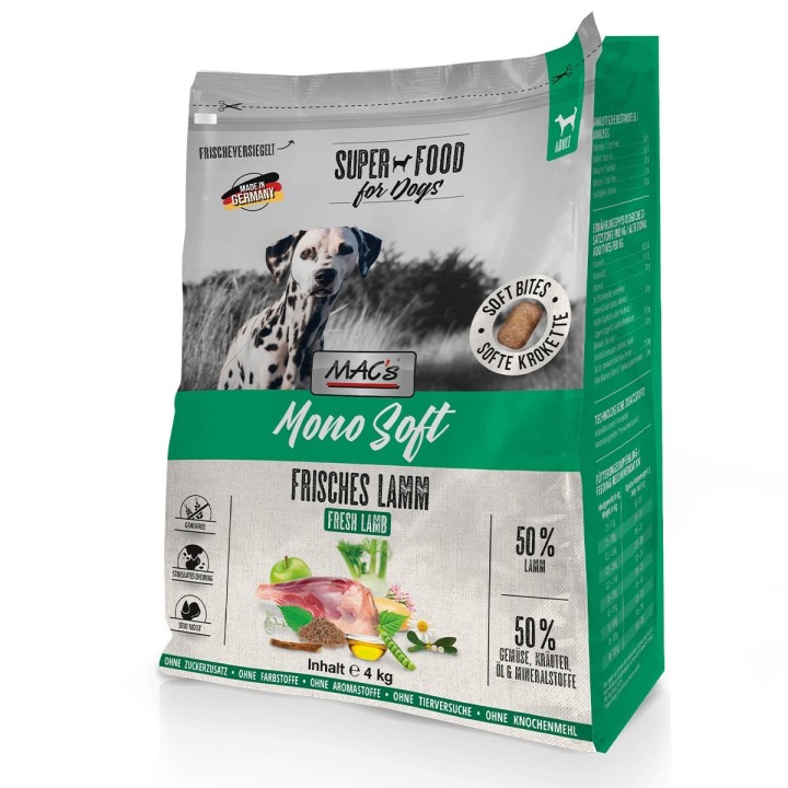 MAC's Dog Mono Soft Frisches Lamm 4 kg