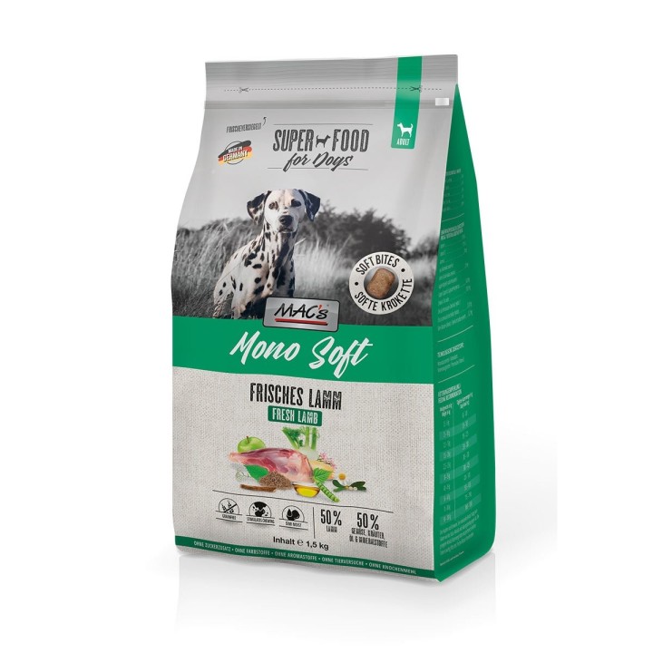 MAC's Dog Mono Soft Frisches Lamm 1,5 kg