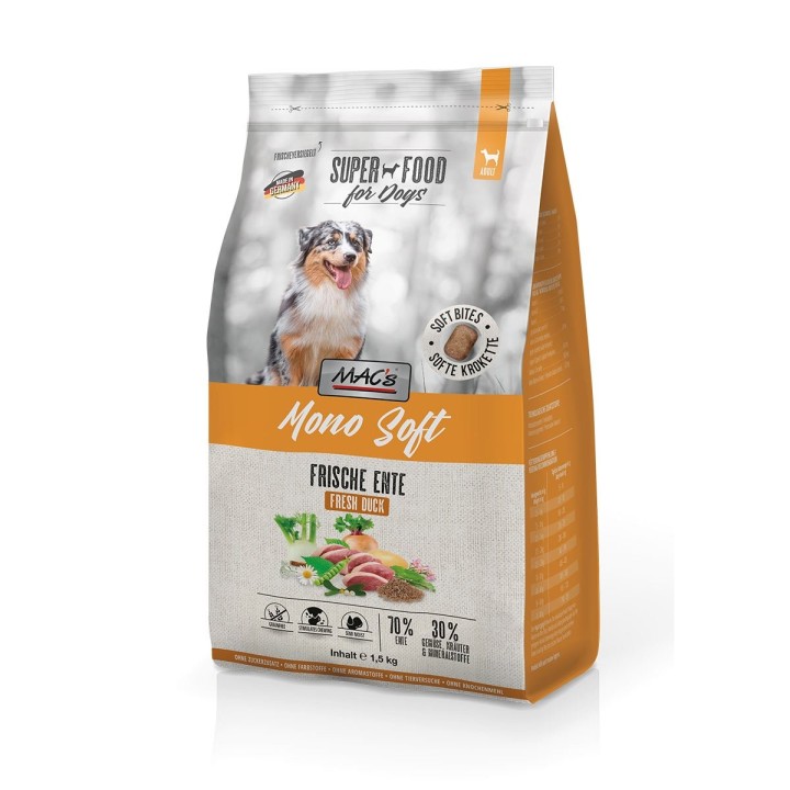 MAC's Dog Mono Soft Frische Ente 1,5 kg