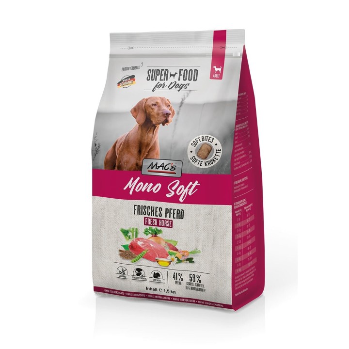 MAC's Dog Mono Soft Frisches Pferd 1,5 kg