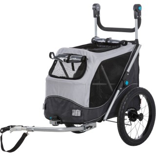 Trixie Fahrrad-Anhänger für Hunde grau S
