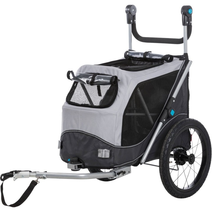 Trixie Fahrrad-Anhänger für Hunde grau S