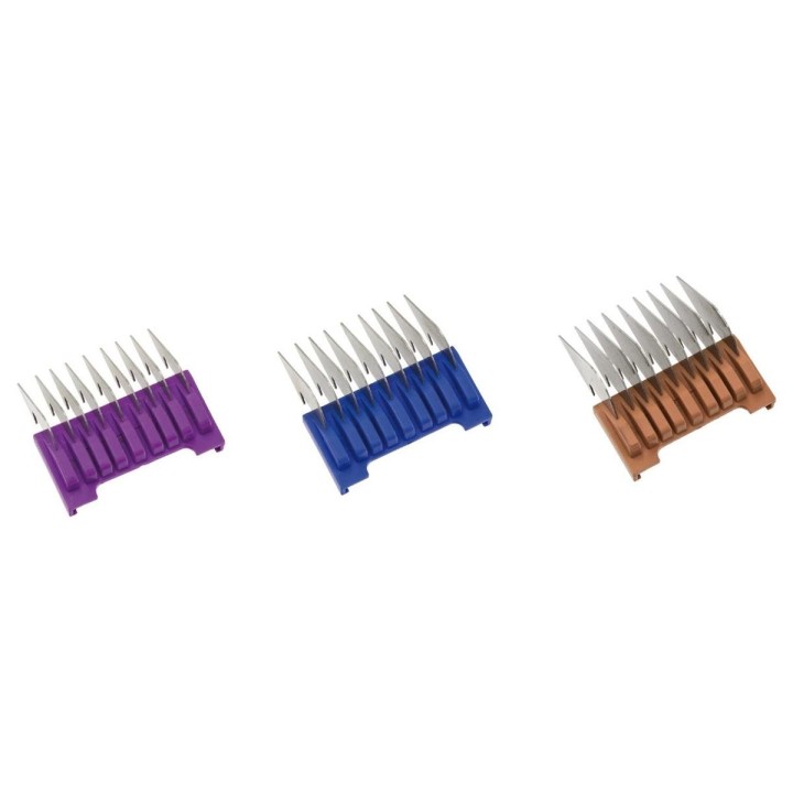 WAHL Edelstahl Aufschiebekamm-Set