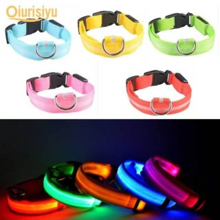 USB-Lade-LED-Blinklicht für Hunde, Welpen, Haustier, Anti-Verlust-Warnung, Sicherheitshalsband, schönes Haustier XS grün
