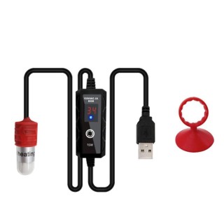 USB Mini Aquarium Heizung 2 Temperaturregelungsmethoden Winter Aquarium Zubehör für Marine 10w