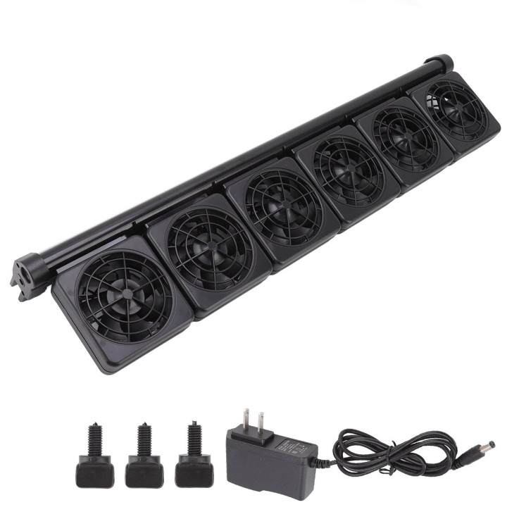 Aquarium-Kühlventilator, einstellbar, starker Wind, sicher, energiesparend, leiser Aquarium-Kaltwindkühler