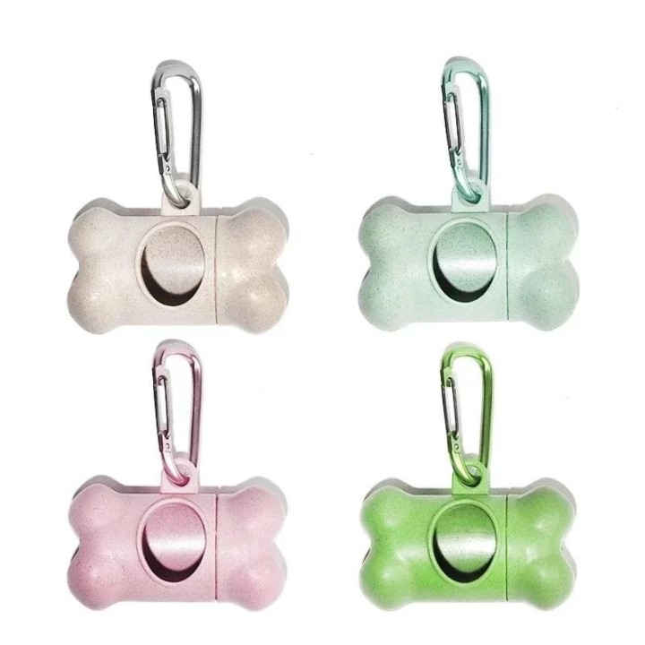 Hundekotbeutel in Knochenform, Spender, Abfallbehälter, Halter, Spender, Kotbeutel, Hunde, Müll, Reinigungswerkzeug, Hunde-/H