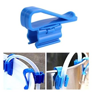 2 Stücke Hause Brauen Bier Eimer Rohr Clip Fisch Aquarium Wasserfilter Rohr Schlauch Halter Verkauf Waren blau