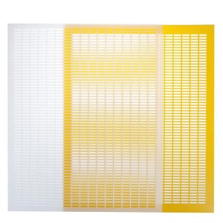 1PCS 50*40CM Bienenzucht Imker Bee Königin Excluder Trapping Grid Net Werkzeug Kits weiß