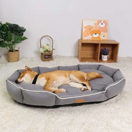 Tierbett aus Wildlederimitat, Hundebett und Katzenunterlage, Tierbett, Hunde- und Katzenbett, geeignet für alle Katzen und kl
