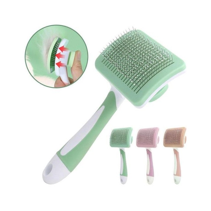 Pet Haarausfall Kamm Hund Katze Pinsel Pflege Lange Haare Indoor Katzen Pinsel Haarentferner Reinigung Schönheit Slicker Pet