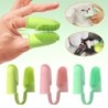 Superweiche Doppelfingerzahnbürste für Hunde, Zahnreinigung für Haustiere, Mundgeruchspflege, TPR-Zahnbürste, Reinigungswerkz