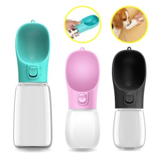 Wasserflasche für kleine und große Hunde, tragbarer Wasserspender für Welpen und Katzen, für unterwegs, Wandern, Trinknapf fü