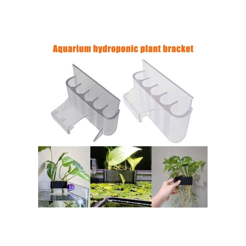 Pflanzenhalter für Aquarien, Pflanzenständer für Aquarien, zum Aufhängen, Kunststoff, Wasserpflanzentopf, Aquarium-Pflanzgefä