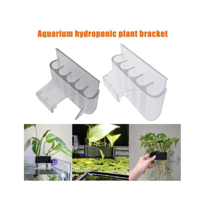 Pflanzenhalter für Aquarien, Pflanzenständer für Aquarien, zum Aufhängen, Kunststoff, Wasserpflanzentopf, Aquarium-Pflanzgefä