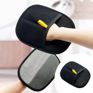 Zwei-Wege-Haustierpflege Handschuhe wiederverwendbare statische Staubbürste tragbare Tierhaarentferner Bürste Home