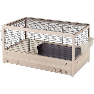Meerschweinchenkäfig - FERPLAST - ARENA 80 - Nordisches Kiefernholz - FSC-Standards - 82 x 52 x 45,5 cm