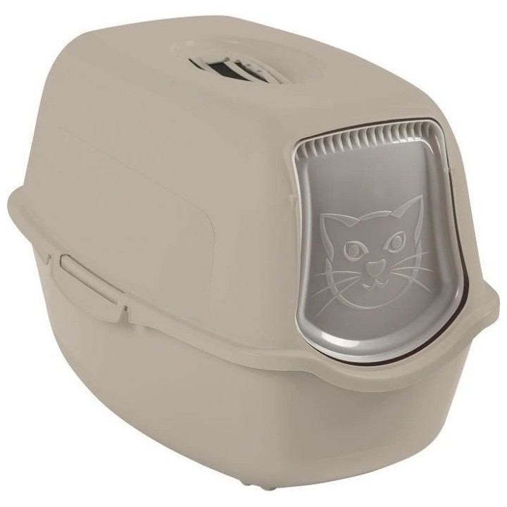 Toilettenhaus - ROTHO - Cappuccino (Recyceltes PP)