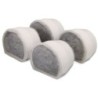 PetSafe - Ersatz-Kohlefilter für Drinkwell Keramik-Trinkbrunnen Avalon, Pagoda und StreamSide, Natur, 4er-Pack