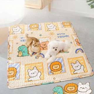 Haustier-Bodenmatte, Hundematte zum Schlafen, Frühlings- und Sommer-Kühlmatte, Katzenmatte, Hundekäfigmatte, Hundebedarf 50*5