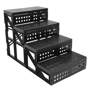 Hundetreppe Rutschfeste Hundetreppe Höhenverstellbare Faltbare Haustiertreppe für Hochbett und