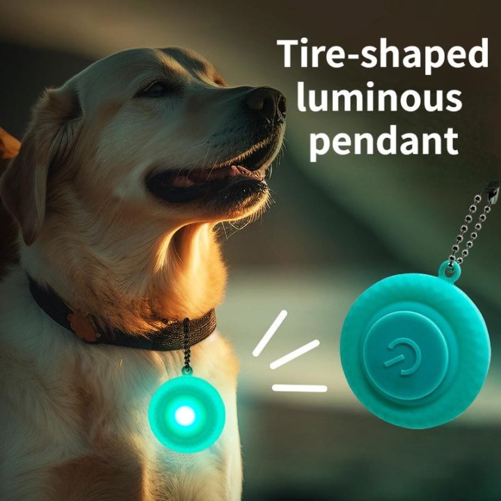 LED-Leuchtanhänger für Haustiere für Hunde und Katzen, geeignet zum nächtlichen Spazierengehen mit Hunden, leuchtender, blink