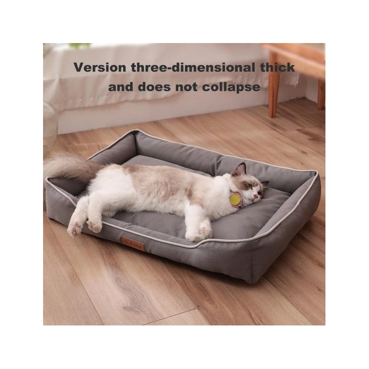 Orthopädisches Hundebett, wasserdichtes Haustiernestbett, rutschfestes, gemütliches Welpenpolsterkissen, weiche Matte für Hun