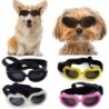 Hundesonnenbrille, UV-Schutzbrille, Schutzbrille mit verstellbarem Riemen, wasserdichte Outdoor-Haustierbrille gelb