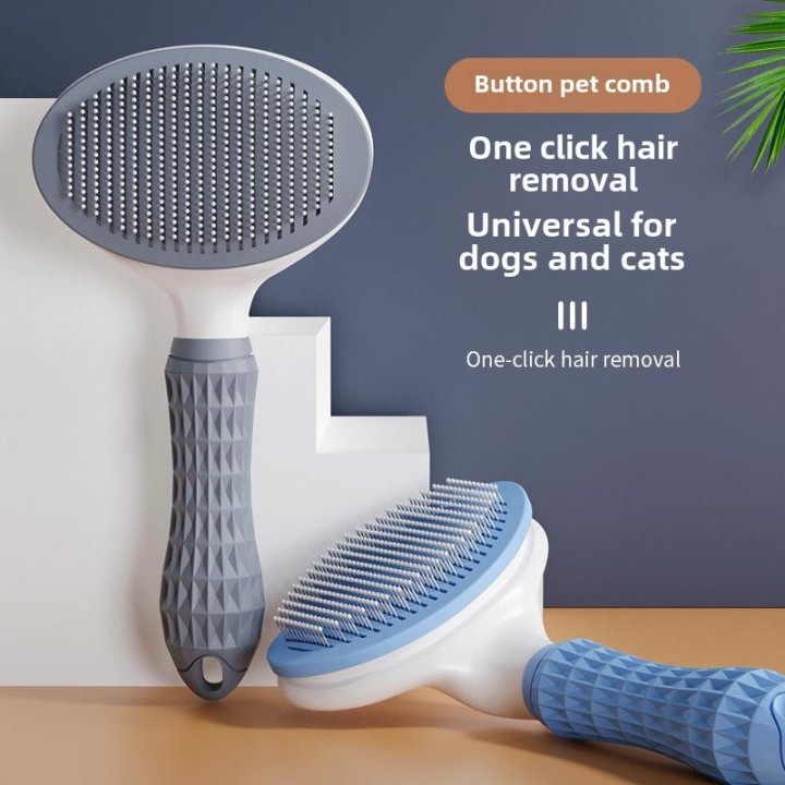 Neue grenzüberschreitende Haustierbürste: Fellpflegekamm für Katzen und Hunde zum Entfernen schwebender Haare Green Rabbit Co